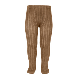Buy Basic rib tights TOFFEE in the online store Condor. Made in Spain. Visit the SALES section where you will find more colors and products that you will surely fall in love with. We invite you to take a look around our online store.