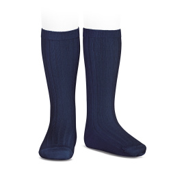 Buy Basic rib knee high socks NAVY BLUE in the online store Condor. Made in Spain. Visit the KNEE-HIGH RIBBED SOCKS section where you will find more colors and products that you will surely fall in love with. We invite you to take a look around our online store.