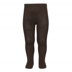 Buy Plain stitch basic tights BROWN in the online store Condor. Made in Spain. Visit the BASIC TIGHTS (62 colours) section where you will find more colors and products that you will surely fall in love with. We invite you to take a look around our online store.