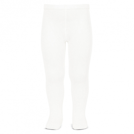 Buy Plain stitch spring tights WHITE in the online store Condor. Made ...