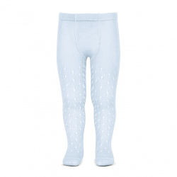 Buy Perle openwork tights lateral spike BABY BLUE in the online store Condor. Made in Spain. Visit the OPENWORK PERLE TIGHTS section where you will find more colors and products that you will surely fall in love with. We invite you to take a look around our online store.