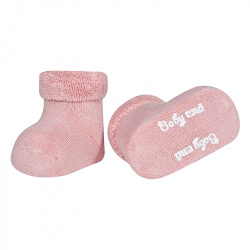 Buy Baby cnd terry boots with folded cuff PALE PINK in the online store Condor. Made in Spain. Visit the WARM COTTON BASIC BABY SOCKS section where you will find more colors and products that you will surely fall in love with. We invite you to take a look around our online store.