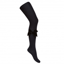 Buy Side velvet bow tights BLACK in the online store Condor. Made in Spain. Visit the TIGHTS WITH BOWS section where you will find more colors and products that you will surely fall in love with. We invite you to take a look around our online store.