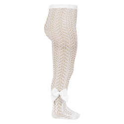 Buy Openwork perle tights with side grossgrain bow CREAM in the online store Condor. Made in Spain. Visit the OPENWORK PERLE TIGHTS section where you will find more colors and products that you will surely fall in love with. We invite you to take a look around our online store.