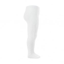 Buy Side openwork warm tights WHITE in the online store Condor. Made in Spain. Visit the WARM OPENWORK TIGHTS section where you will find more colors and products that you will surely fall in love with. We invite you to take a look around our online store.