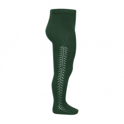 Buy Side openwork warm tights BOTTLE GREEN in the online store Condor. Made in Spain. Visit the WARM OPENWORK TIGHTS section where you will find more colors and products that you will surely fall in love with. We invite you to take a look around our online store.