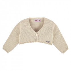 Buy Garter stitch bolero cardigan LINEN in the online store Condor. Made in Spain. Visit the CARDIGANS AND KNITWEAR section where you will find more colors and products that you will surely fall in love with. We invite you to take a look around our online store.