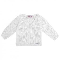 Buy girls openwork cardigan WHITE in the online store Condor. Made in Spain. Visit the COLLECTION SPIKE STITCH section where you will find more colors and products that you will surely fall in love with. We invite you to take a look around our online store.
