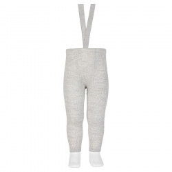 Buy Merino wool-blend leggings w/elastic suspenders ALUMINIUM in the online store Condor. Made in Spain. Visit the TIGHTS WITH SUSPENDERS section where you will find more colors and products that you will surely fall in love with. We invite you to take a look around our online store.