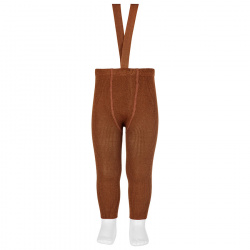 Buy Merino wool-blend leggings w/elastic suspenders CHOCOLATE in the online store Condor. Made in Spain. Visit the TIGHTS WITH SUSPENDERS section where you will find more colors and products that you will surely fall in love with. We invite you to take a look around our online store.
