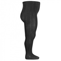 Buy Braided tights BLACK in the online store Condor. Made in Spain. Visit the PATTERNED TIGHTS section where you will find more colors and products that you will surely fall in love with. We invite you to take a look around our online store.