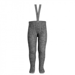 Buy Merino wool-blend tights w/elastic suspenders LIGHT GREY in the online store Condor. Made in Spain. Visit the TIGHTS WITH SUSPENDERS section where you will find more colors and products that you will surely fall in love with. We invite you to take a look around our online store.