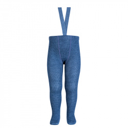 Buy Merino wool-blend tights w/elastic suspenders JEANS in the online store Condor. Made in Spain. Visit the TIGHTS WITH SUSPENDERS section where you will find more colors and products that you will surely fall in love with. We invite you to take a look around our online store.