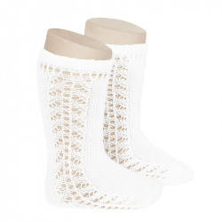 Buy Side openwork knee-high warm-cotton socks WHITE in the online store Condor. Made in Spain. Visit the WARM OPENWORK BABY SOCKS section where you will find more colors and products that you will surely fall in love with. We invite you to take a look around our online store.