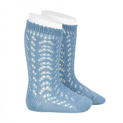 Buy Perle openwork knee high socks BLUISH in the online store Condor. Made in Spain. Visit the BABY OPENWORK SOCKS section where you will find more colors and products that you will surely fall in love with. We invite you to take a look around our online store.