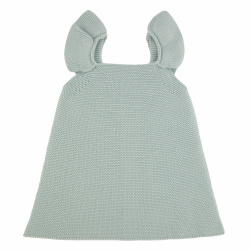 Buy Garter stitch flounce dress & button back closure SEA MIST in the online store Condor. Made in Spain. Visit the GARTER STITCH COLLECTION section where you will find more colors and products that you will surely fall in love with. We invite you to take a look around our online store.