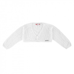 Buy Girls spike openwork short cardigan WHITE in the online store Condor. Made in Spain. Visit the COLLECTION SPIKE STITCH section where you will find more colors and products that you will surely fall in love with. We invite you to take a look around our online store.
