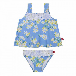 Buy Blue & yellow upf50 tankini w/embroidered batiste PORCELAIN in the online store Condor. Made in Spain. Visit the OUTLET section where you will find more colors and products that you will surely fall in love with. We invite you to take a look around our online store.