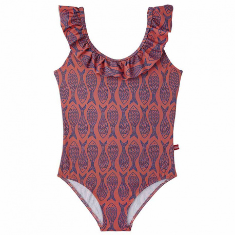 Buy Big fish upf50 swimsuit with flounced neckline PEONY in the online store Condor. Made in Spain. Visit the OUTLET section where you will find more colors and products that you will surely fall in love with. We invite you to take a look around our online store.