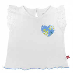 Buy Blue&y sleeveless t-shirt w/embroideredbatiste WHITE in the online store Condor. Made in Spain. Visit the OUTLET section where you will find more colors and products that you will surely fall in love with. We invite you to take a look around our online store.