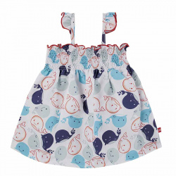 Vestit smock splash amb teixit ecowave/upf50 MAIA