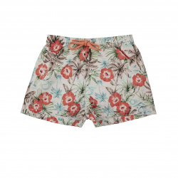 Aloha quick dry boxer swimsuit CORAL