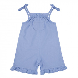 Buy Sleeveless short dungarees with leg ruffles PORCELAIN in the online store Condor. Made in Spain. Visit the BEACHWEAR section where you will find more products that you will surely fall in love with. We invite you to take a look around our online store.