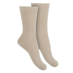 Buy Extrafine merino wool rib short socks for woman DESERT in the online store Condor. Made in Spain. Visit the WOMAN AUTUMN-WINTER SOCKS section where you will find more colors and products that you will surely fall in love with. We invite you to take a look around our online store.