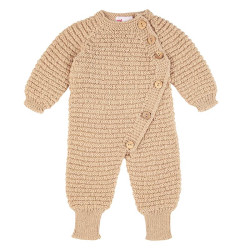 Buy Merino blend bulky playsuit BEIGE in the online store Condor. Made in Spain. Visit the AUTUMN-WINTER KNITWEAR section where you will find more colors and products that you will surely fall in love with. We invite you to take a look around our online store.