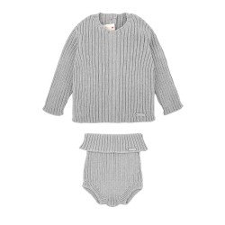 Buy Rib set (sweater + culotte) ALUMINIUM in the online store Condor. Made in Spain. Visit the WINTER SETS section where you will find more colors and products that you will surely fall in love with. We invite you to take a look around our online store.