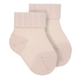 Buy Rib socks with double-folded cuff NUDE in the online store Condor. Made in Spain. Visit the WARM COTTON BASIC BABY SOCKS section where you will find more colors and products that you will surely fall in love with. We invite you to take a look around our online store.