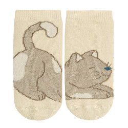 Buy Kitten non-slip socks LINEN in the online store Condor. Made in Spain. Visit the NON-SLIP BABY SOCKS section where you will find more colors and products that you will surely fall in love with. We invite you to take a look around our online store.