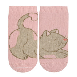 Buy Kitten non-slip socks PALE PINK in the online store Condor. Made in Spain. Visit the NON-SLIP BABY SOCKS section where you will find more colors and products that you will surely fall in love with. We invite you to take a look around our online store.