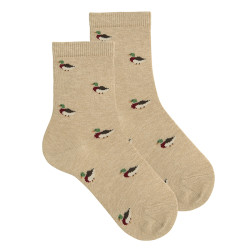 Buy Wild duck socks NOUGAT in the online store Condor. Made in Spain. Visit the FANCY CHILDREN SOCKS section where you will find more colors and products that you will surely fall in love with. We invite you to take a look around our online store.