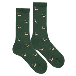 Buy Men wild duck socks BOTTLE GREEN in the online store Condor. Made in Spain. Visit the AUTUMN-WINTER MAN SOCKS section where you will find more colors and products that you will surely fall in love with. We invite you to take a look around our online store.