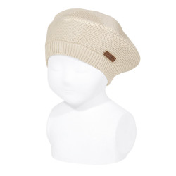 Buy Garter stitch beret LINEN in the online store Condor. Made in Spain. Visit the KNITTED BERETS section where you will find more colors and products that you will surely fall in love with. We invite you to take a look around our online store.