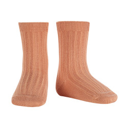 Basic rib short socks...