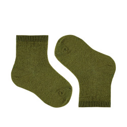 Buy Merino wool-blend short socks MOSS in the online store Condor. Made in Spain. Visit the BASIC WOOL BABY SOCKS section where you will find more colors and products that you will surely fall in love with. We invite you to take a look around our online store.