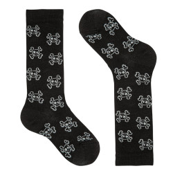 Buy Skull fantasy knee-high socks BLACK in the online store Condor. Made in Spain. Visit the FANCY CHILDREN SOCKS section where you will find more colors and products that you will surely fall in love with. We invite you to take a look around our online store.