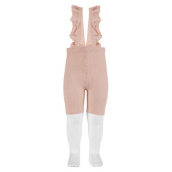 Buy Baby cycling leggings with elastic suspenders OLD ROSE in the online store Condor. Made in Spain. Visit the SALES section where you will find more colors and products that you will surely fall in love with. We invite you to take a look around our online store.