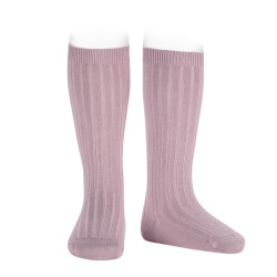 Basic rib knee high socks...