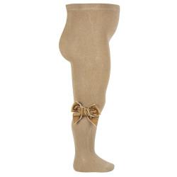 Side velvet bow tights ROPE