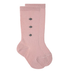 Compra Calcetines altos con bodoques en el lateral ROSA PALO en la tienda online Condor. Fabricado en España. Visita la sección CALCETINES DE ALGODÓN CON DIBUJOS BEBÉ donde encontrarás más colores y productos que seguro que te enamorarán. Te invitamos a darte una vuelta por nuestra tienda online.