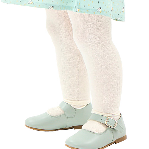 Calcetines altos de canalé color musgo para niño y niña - Cóndor - MinisBK  – Minis Baby&Kids